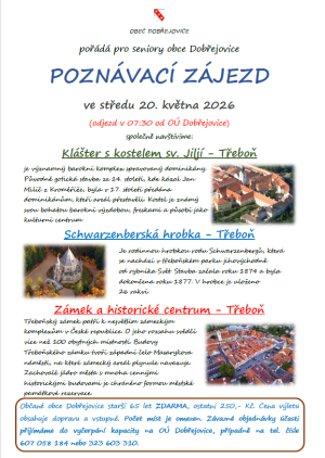 Poznávací zájezd 20. května 2026